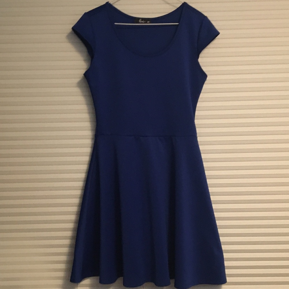 Electric Blue Dress